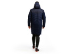 Parka de football longue adulte bleu foncé