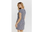 Robe Droite En Maille Tweed