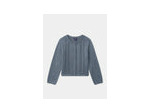 Gilet bleu-gris pour fille