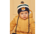 Bonnet rayé renard