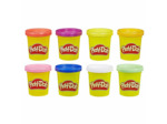 8 pots de pâte à modeler arc-en-ciel Play-Doh