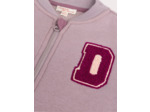 Haut de jogging lilas doublé chaud pour fille