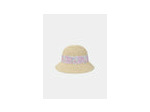 Chapeau de paille avec nœud Fille