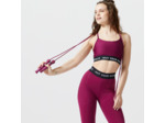 Brassière bretelles fines croisées maintien léger Femme, Violet