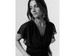 Robe courte unie NOIR