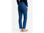 Pantacourt denim broderies fleurs