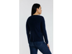 Cardigan bi-matière