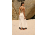 Robe longue dos nu avec coton,Robe longue dos nu avec coton;${refinementColor}
