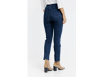 Pantacourt denim avec strass bleu