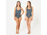 Maillot de bain 1 pièce natation Femme - Heva Joy moti bleu