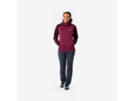 VESTE SOFTSHELL ALPINISME FEMME- Rouge Betterave