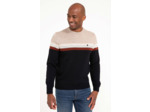 Pull col rond rayé rizeray