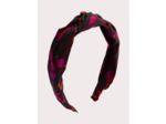Serre-tête rouge à motif floral pour fille