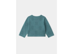 Cardigan ajouré fleurs
