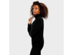 Pull polaire épais femme Sports d'hiver Shadow-W Noir