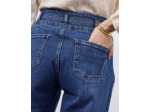 Jean long large BLEU Femme