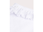 Chaussettes écrue volantées pour bébé fille