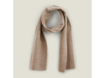 Echarpe unie en maille - Beige