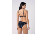 Triangle haut de maillot à pois