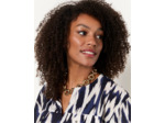 Robe courte imprimé graphique MARINE