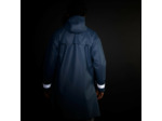 Parka imperméable vélo ville unisexe - bleu