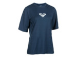 Tee shirt anti UV manches courtes Femme - Logo bleu indigo