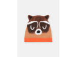 Bonnet à motif raton laveur pour garçon