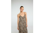 Robe maxi ample et ajustée