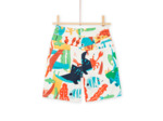 Bermuda multicolore à imprimé marin