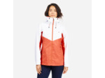 Veste de voile imperméable Femme - Sailing 100 blanc orange