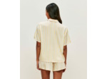 Ensemble chemise et short à rayures