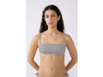 Bandeau haut de maillot à rayures,Bandeau haut de maillot à rayures;${refinementColor}