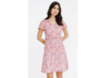 Robe plissée imprimée