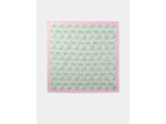 Foulard imprimé chats et fleurs