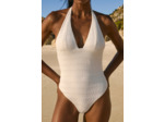 Maillot de bain 1 pièce texturé à nouer,Maillot de bain 1 pièce texturé à nouer;${refinementColor}