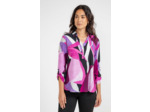 Tunique Imprime Colore Col Chemise