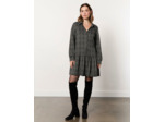 Robe courte bicolore NOIR