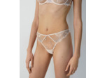Tanga en tulle brodé