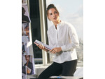 Blouse manches longues unie BLANC Femme