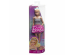 Barbie - poupée fashsionista avec top rayé