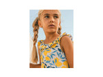 Maillot de bain une pièce pour filles avec imprimé citron