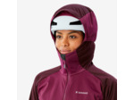 VESTE SOFTSHELL ALPINISME FEMME- Rouge Betterave