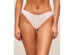 Tanga en microfibre et mesh avec cœurs et coccinelles brodés
