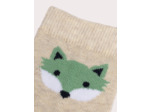 Chaussettes colorées à motif renard pour garçon