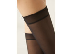 Chaussettes transparentes à paillettes