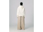 Jean maxi wide leg taille basse beige kaki