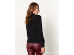 Pull épais uni NOIR Femme