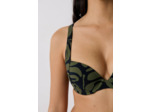 Push up haut de maillot à motif