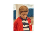 Gilet rouge à capuche pour garçons