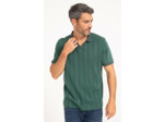 Pull col polo manches courtes Ajoure